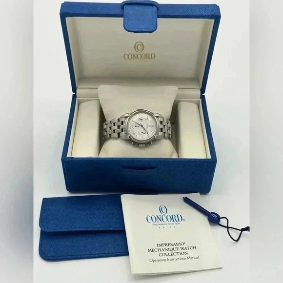 Concord Impresario Chronograph Chronometer Collectors Item Automatic - Picture 1 of 16